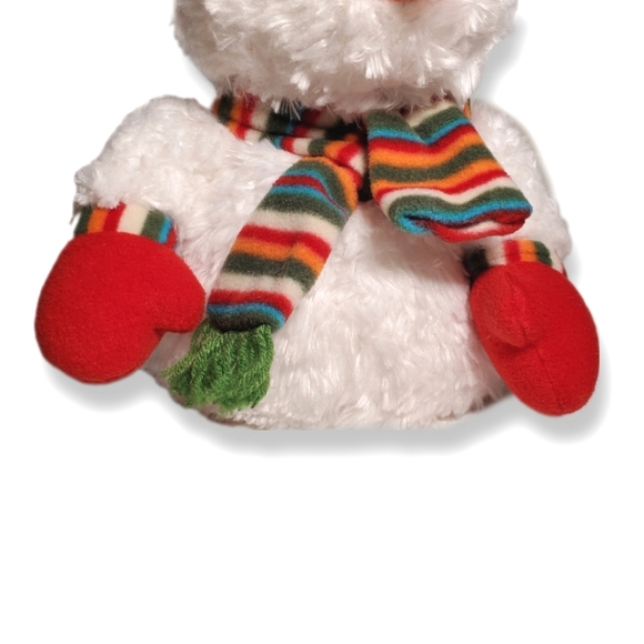 St. Nicolas Square Holiday Snowman Toy Stuffed Animal Decorative Xmas Decor - Picture 6 of 12